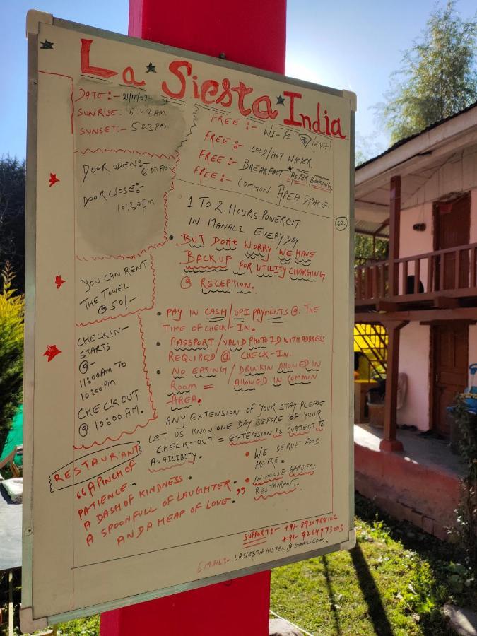 Hostel La Siesta India Manali Exteriér fotografie